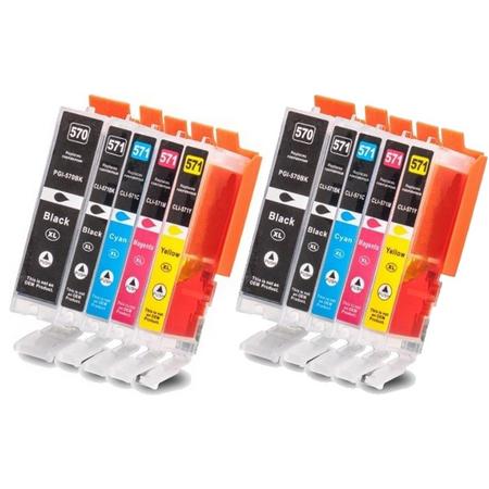 ACTIE: CANON PGI-570 XL / CLI-571 XL Inkt Cartridges Multipack (10st) - Huismerk
