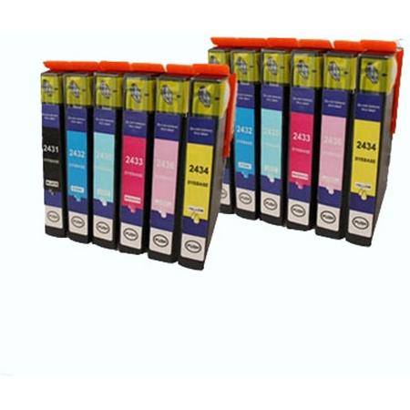 ACTIE: Epson T0807 inkt cartridge multipack (2 x 6 -pack) - Huismerk
