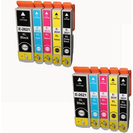 ACTIE: Epson T2636 inkt cartridges Multipack (10st) - Huismerk