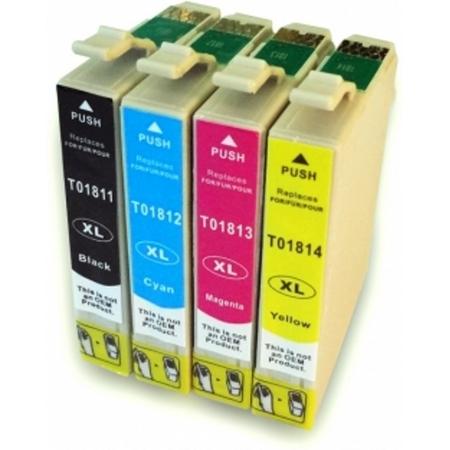 Epson 18XL inkt cartridge Multipack set 4 st.(18XL) - Huismerk