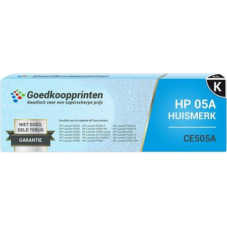 Huismerk voor HP CE505A toner / HP 05A toner cartridge Zwart (2.750 afdrukken)