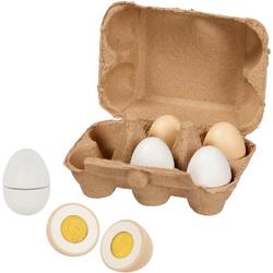 Eierdoos met 6 eieren om te snijden