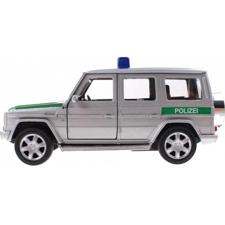 Goki Metalen Politie-auto Mercedes Benz 13,5 Cm