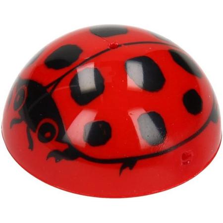 Goki Plopper Lieveheersbeestje Rood/zwart 4,5 Cm