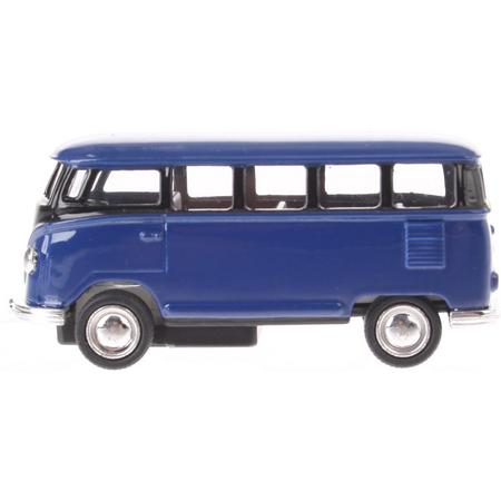 Goki Volkswagen Classical Bus (1962) Blauw 6,5 Cm