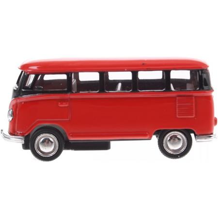 Goki Volkswagen Classical Bus (1962) Rood 6,5 Cm