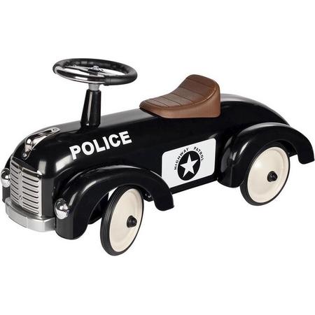 Loopauto politie zwart - Goki (14177)