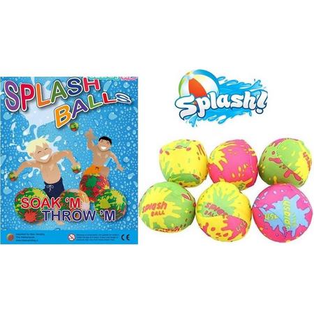 Splash waterballen voor in zwembad zee - 6 stuks