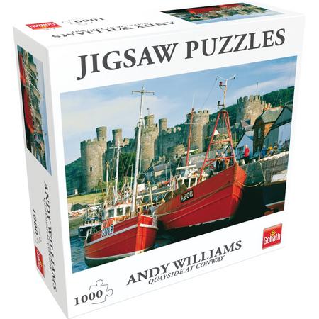 Andy Williams Puzzel - Quayside at Conway - 1000 stukjes - Goliath