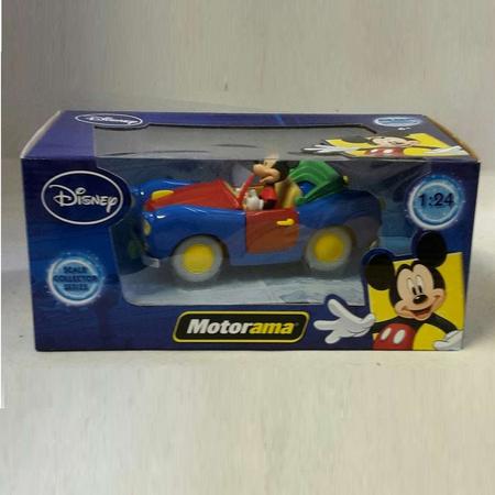 Mickey Mouse in auto Die cast model (vanaf 6 jaar) Schaalmodel 1:24