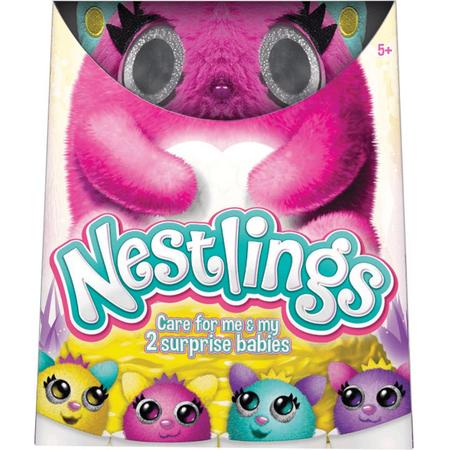 Nestlings - Roze - Interactieve knuffel - Goliath