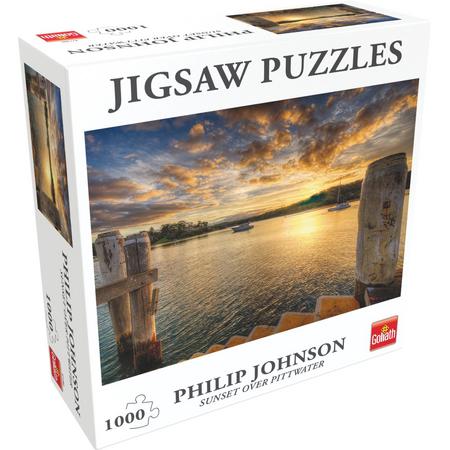 Philip Johnson - Sunset over Pittwater - Legpuzzel, van Goliath