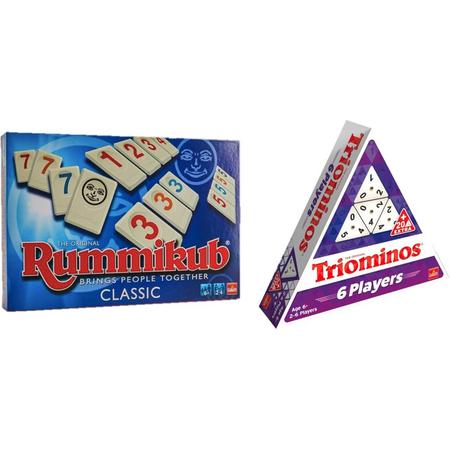 Spelvoordeelset Rummikub Original - Gezelschapsspel & Triominos 6 player