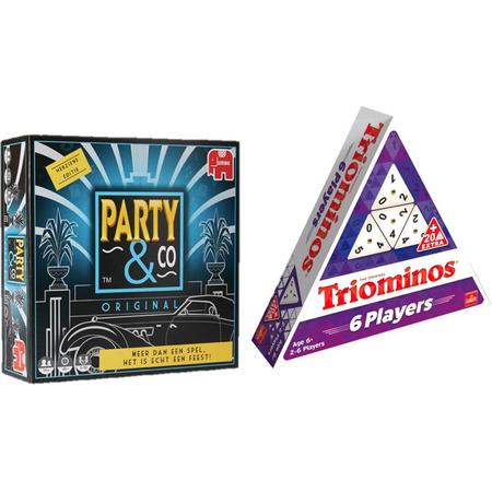 Spelvoordeelset Triominos 6 player & Party & Co Original - Gezelschapsspel