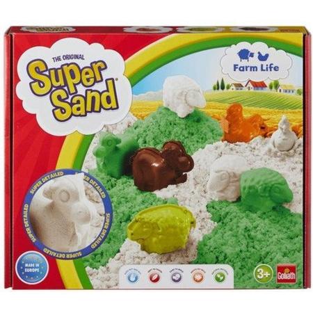 Super Sand Farm Life incl. 3 dieren vormen en 2 kleuren Super Sand