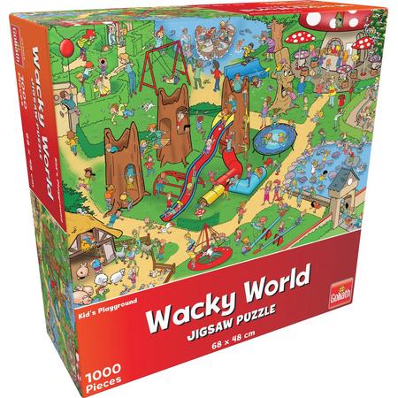 Wacky World - Kinderspeelplaats - Legpuzzel, van Goliath