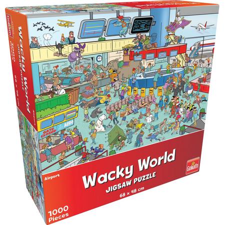 Wacky World - Vliegveld - Legpuzzel, van Goliath