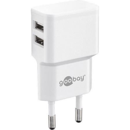 Goobay 44952 oplader voor mobiele apparatuur Binnen Wit