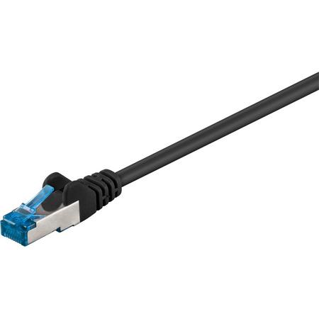 Good Connections S/FTP CAT6a 10 Gigabit netwerkkabel / zwart - LSZH - 30 meter