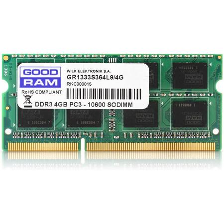 Goodram 4GB DDR3 SODIMM 1600MHz (1 x 4 GB)