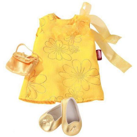 Gotz accessoires 46-50 cm Gele jurk met schoenen