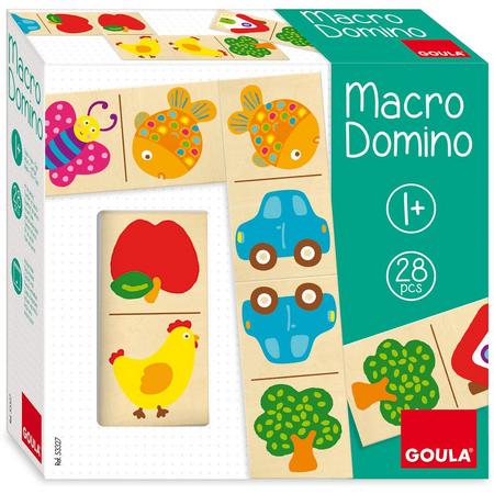 Goula Houten Domino Macro - 28 Stuks