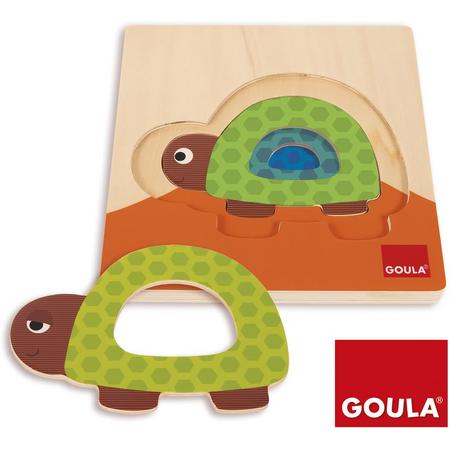 Goula Houten Schildpadden Kinderpuzzel