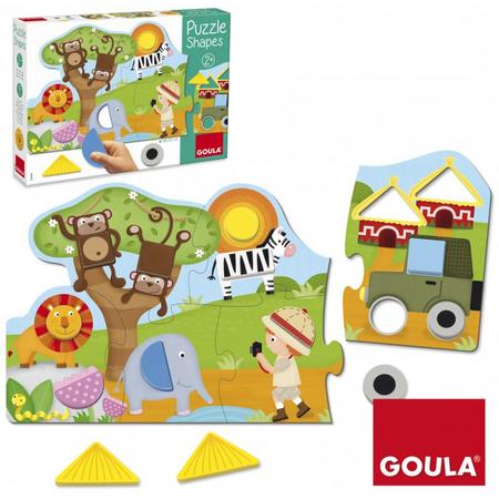 Safari houten puzzel Goula