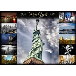 Legpuzzel - 1000 stukjes - Collage  New York- Grafika puzzel
