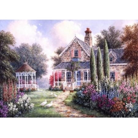 Legpuzzel - 1000 stukjes - Elmiras Cottage, D. Lewan - Grafika Puzzel