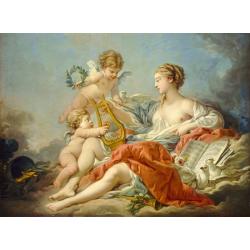 Legpuzzel - 1000 stukjes - François Boucher: Allegory of Music, 1764 - Grafika