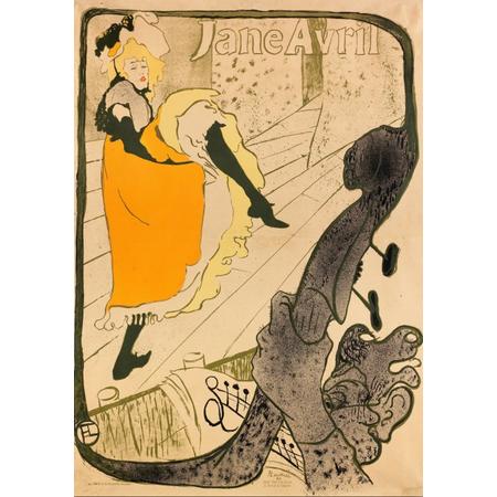 Legpuzzel - 1000 stukjes - Henri de Toulouse-Lautrec: Jane Avril, 1893 - Grafika puzzel