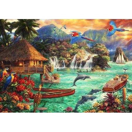 Legpuzzel -  1000 stukjes -  Island Life,  Chuck Pinson - Grafika puzzel
