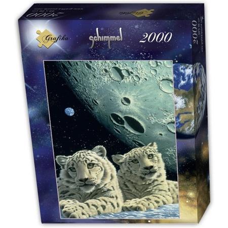 Schim Schimmel legpuzzel Lair of the Snow Leopard 2000 stukjes