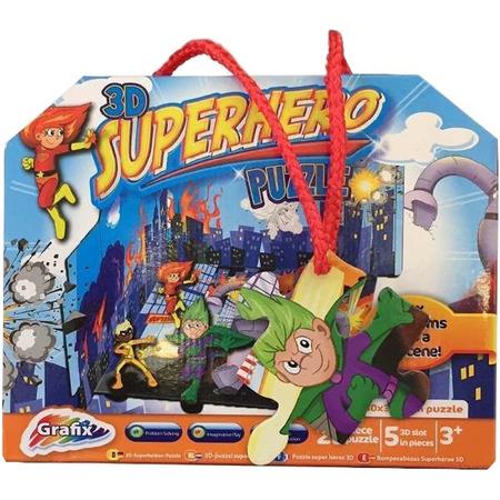 Grafix 3d-puzzel Superhero 25 Stukjes