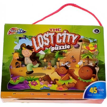 Grafix Legpuzzel The Lost City 45 Stukjes