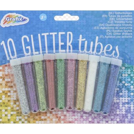 Knutsel Hobby Glitters 10 kleuren