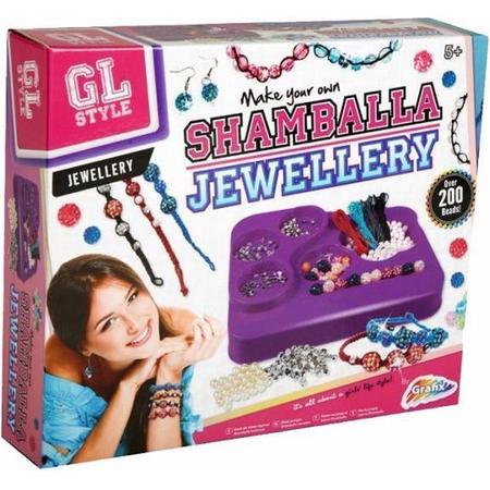 Shamballa Bracelet Kit Kids Make Your Own Bead Jewellery Craft Set GL Style