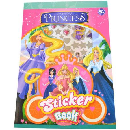 Stickerboek Prinses  A4 - 6 stuks