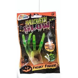 freaky fingers - glow - 4 vingers per verpakking