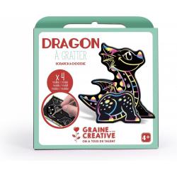 Graine Créative - Kraskaart kit - Kids - Draak