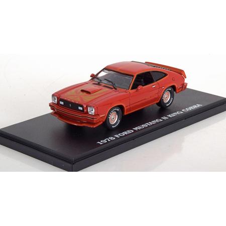 Ford Mustang II King Cobra 1978 Rood 1-43 Greenlight Collectibles