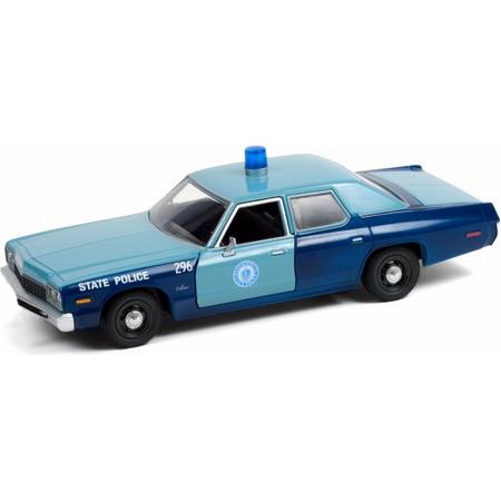 1975 Dodge Monaco Massachusetts State Police (Politie) (20 cm) 1/24 Greenlight - Modelauto - Schaalmodel - Miniatuurauto - Model auto