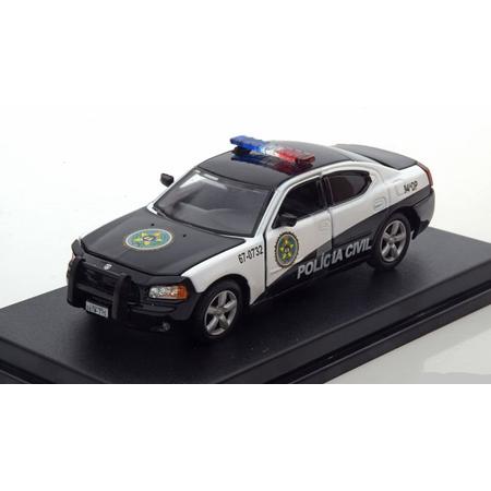 Fast and Furious Dodge Charger Policia Civil Greenlight 1/43