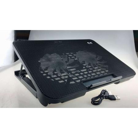 Laptop Cooler – Cooling pad – Koeler met ventilator – tot 17 inch – 2 ventilatoren