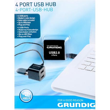 Grundig 4-Poorts USB-Hub