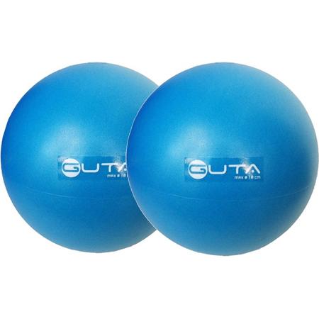 Guta Softy Fanty Trefbal 18 cm - Blauw- 2 stuks