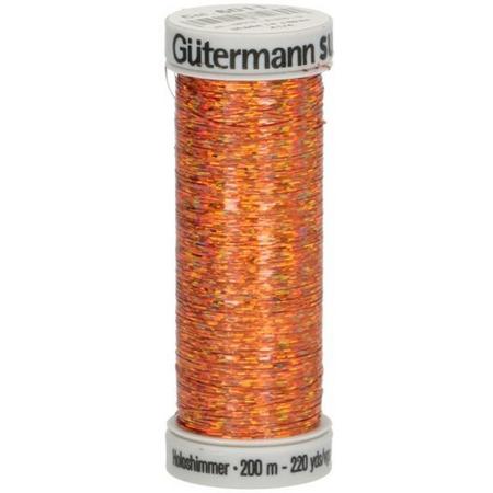 Gütermann Sulky Holoshimmer - 6011. Metallics Koper. 5 ROLLETJES a 200 METER