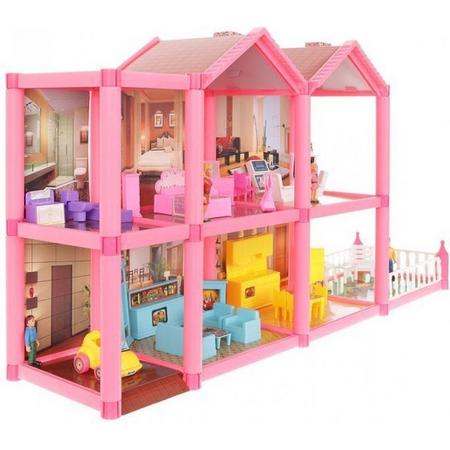 Poppenhuis - Poppenhuis - Villa - Barbie - Huis - Speelgoed poppen - Speelgoed - New model - LIMITED EDITION