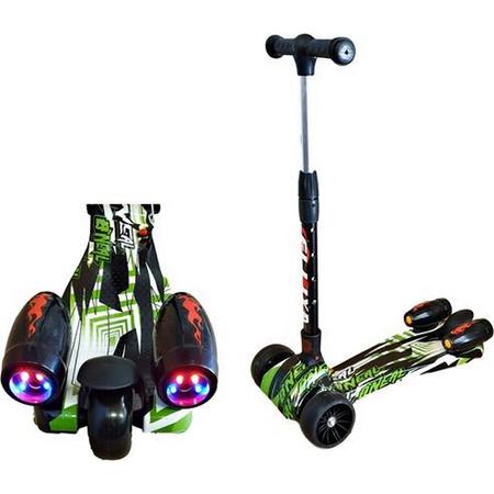 Driewiels Kinder Scooter - LED Wieltjes - Rook en Geluid